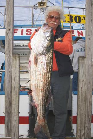 Doc Hoolywood with his 38 lb. beauty